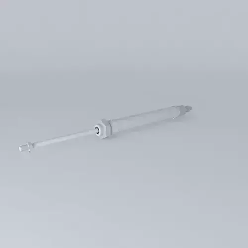 ISO 6432 cylinder diameter 16 mm through rod.