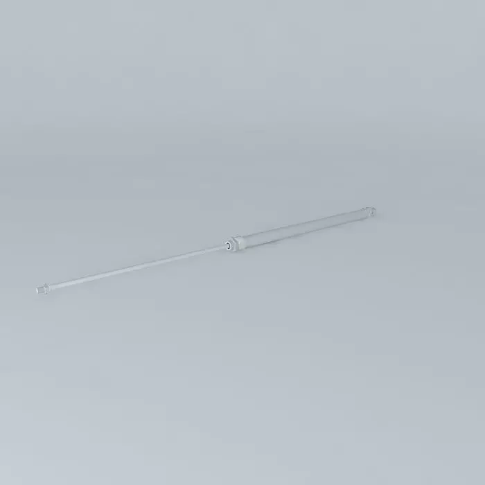 ISO 6432 cylinder diameter 25 mm Free 3D model_0