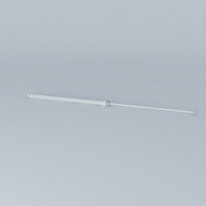 ISO 6432 cylinder diameter 25 mm Free 3D model_1