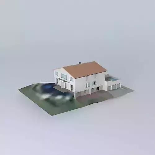 A small building 2 Free 3D model