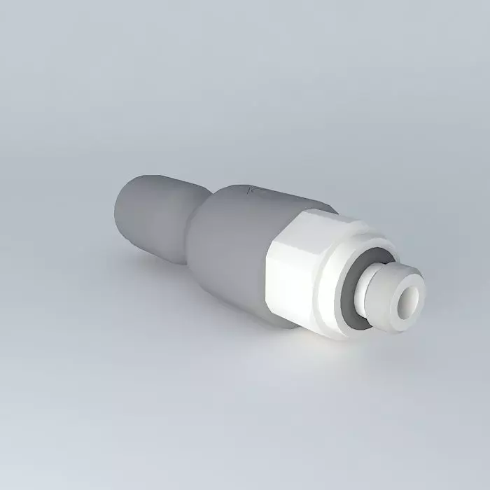 Check inlet fitting diameter cylindrical male M5x0 8 4 Free 3D model