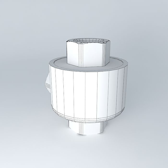 Quick drain valve 1 4 Free 3D model_4