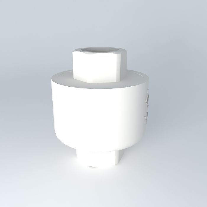 Quick drain valve 1 4 Free 3D model_1