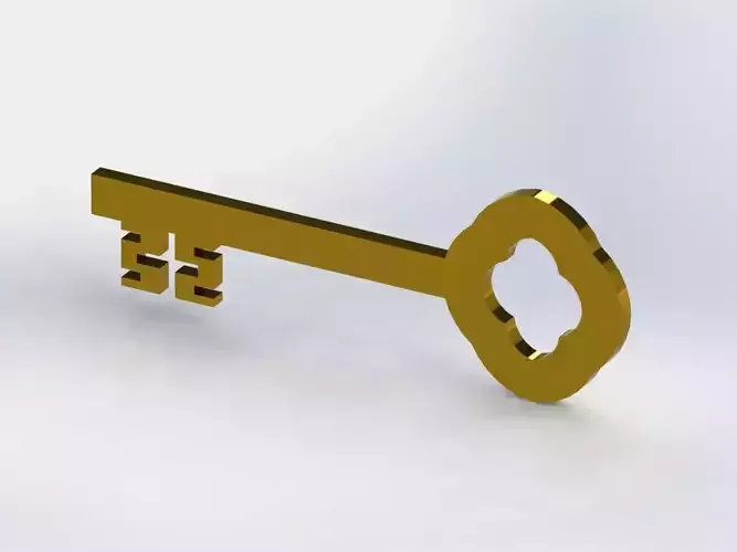 Symbolic Key Free 3D model