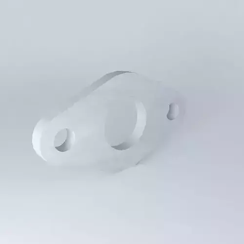 Cylinder mounting flange ISO 6432 diameter 8 and 10 mm