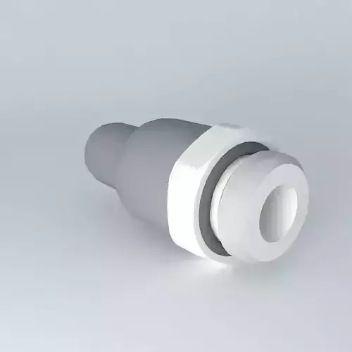 Check connector Round male inlet G1 4 diameter 6