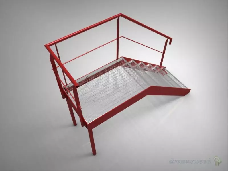 Small Stairs Free 3D model