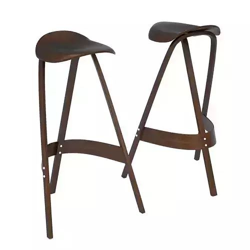 Bar Stool 3D model Bar Stool 3D model