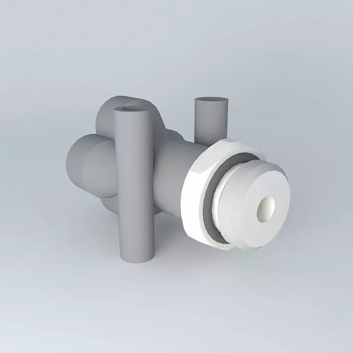 Double stitching male Y cylindrical diameter 4 G1 4 Free 3D model