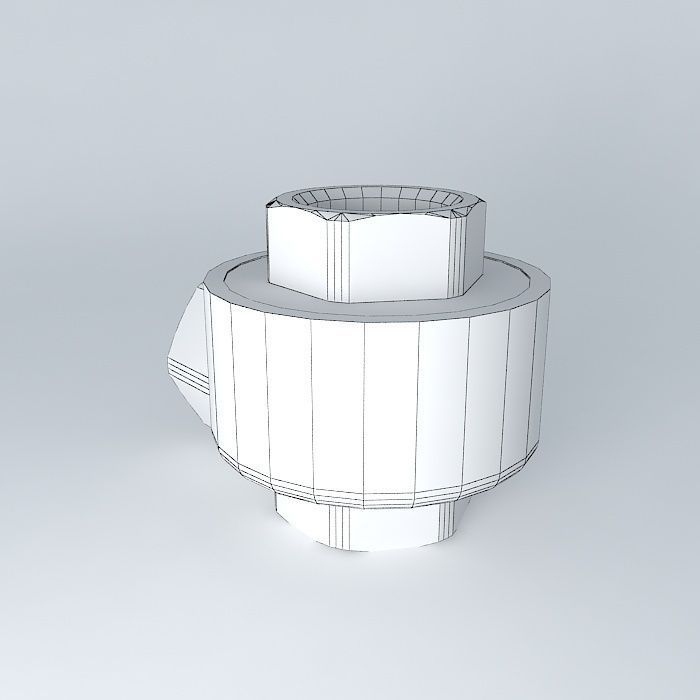 Quick drain valve 1 2 Free 3D model_4