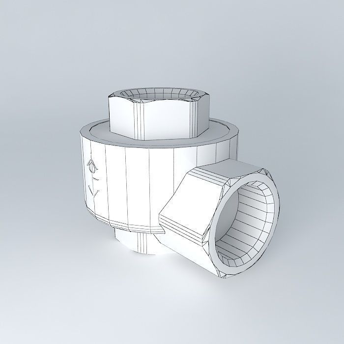 Quick drain valve 1 2 Free 3D model_3