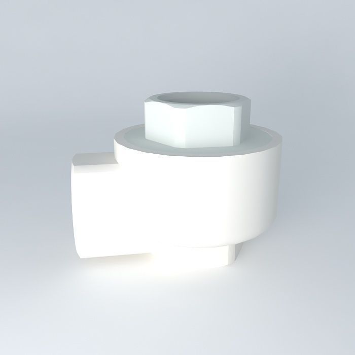 Quick drain valve 1 2 Free 3D model_2