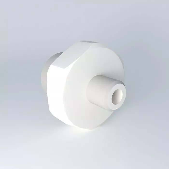 cylindrical M5x0 8 G1 8 Free 3D model