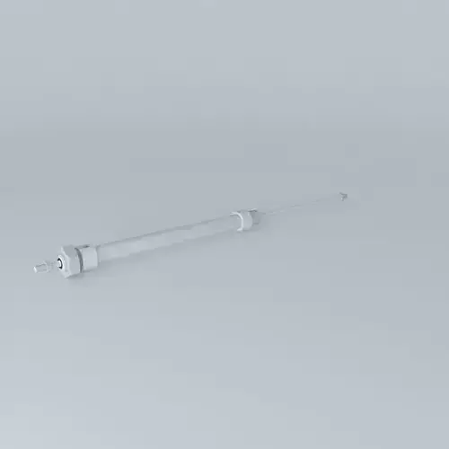 ISO 6432 cylinder diameter 10 mm through rod.