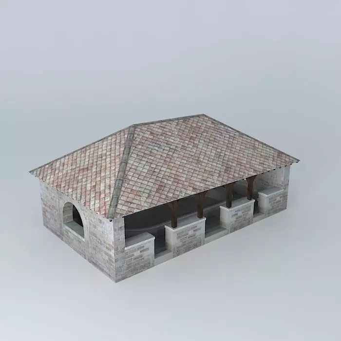 Lavoir de Saint Loup de Varennes Free 3D model
