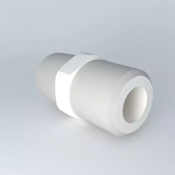 Conical nipple R1 4  R1 4 Free 3D model_0