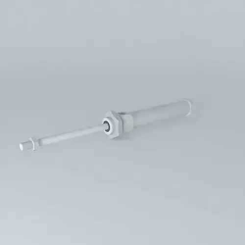 ISO 6432 cylinder diameter 20 mm flat back.