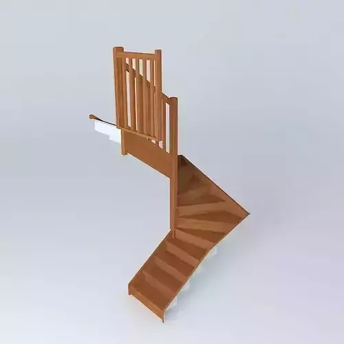 Internal staircase half turn