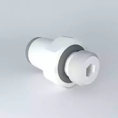 Quilting straight male cylindrical diameter 4  M7x1