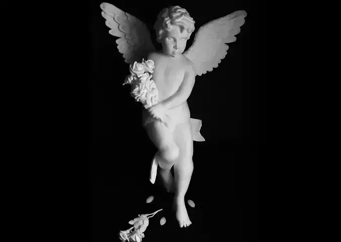 Sad Angel 3D print model