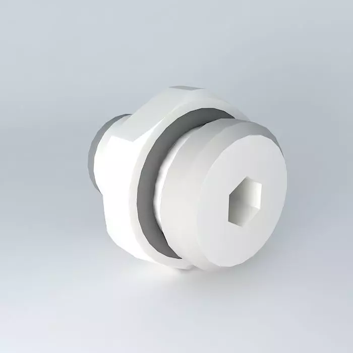 Quilting straight male cylindrical diameter 6 G1 4 Free 3D model
