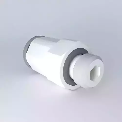 Quilting straight male cylindrical diameter 6  M7x1