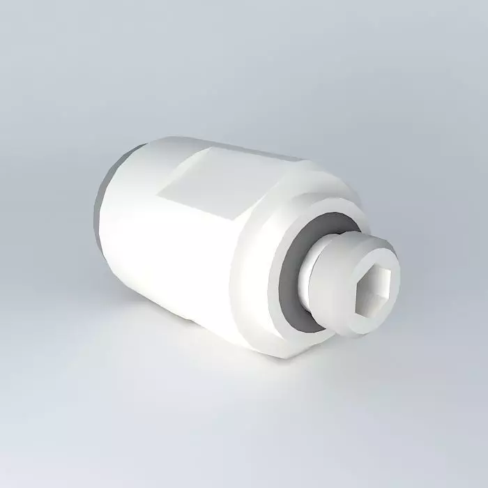 Quilting diameter cylindrical pin straight 6 M5x0 8 Free 3D model