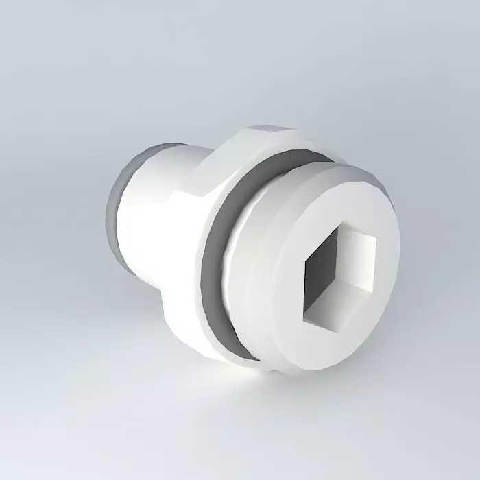 Quilting diameter cylindrical straight male 12 G1 2 Free 3D model
