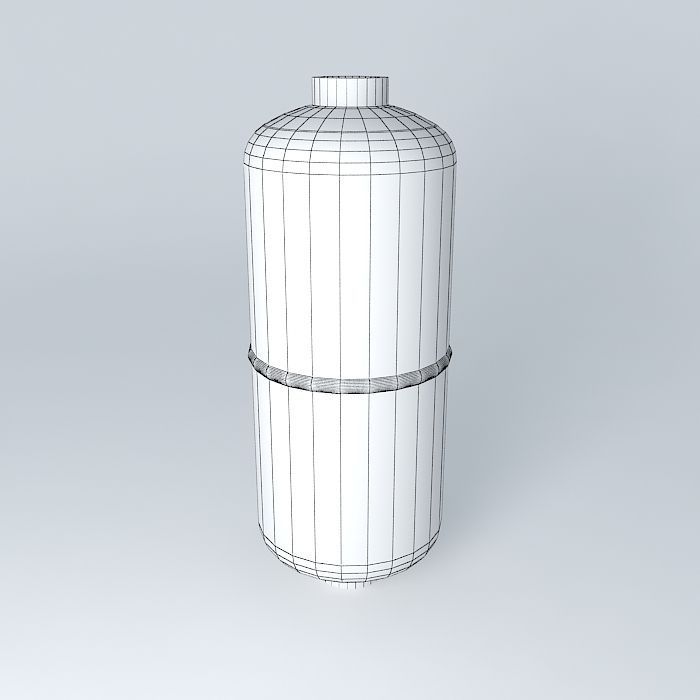 1 liter reservoir pneumatic outputs 2 G 1 2 Free 3D model_3