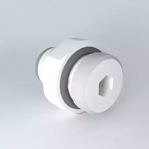 Quilting straight male cylindrical diameter 6  M12x1 5