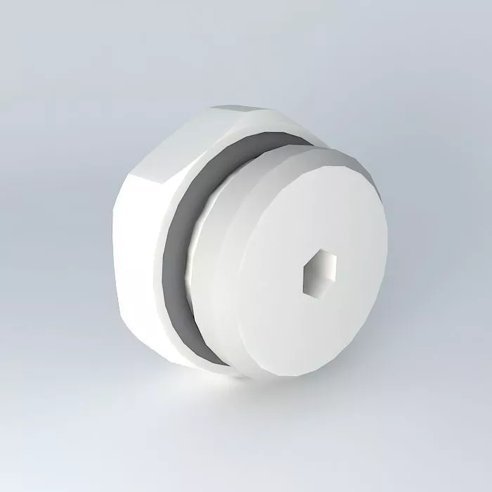 Quilting straight male cylindrical diameter 6 G1 2 Free 3D model