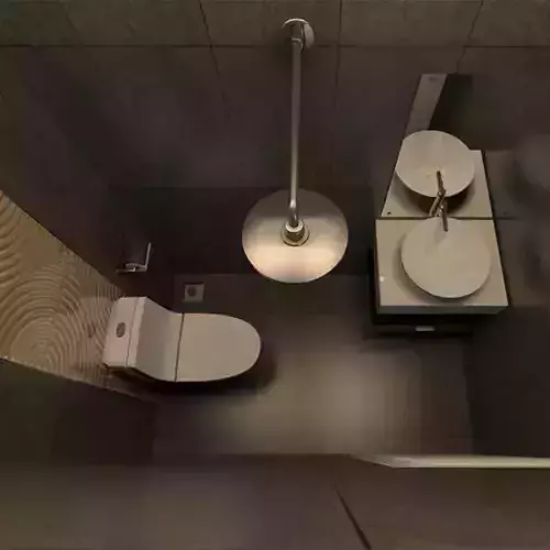 Modern compact bathroom