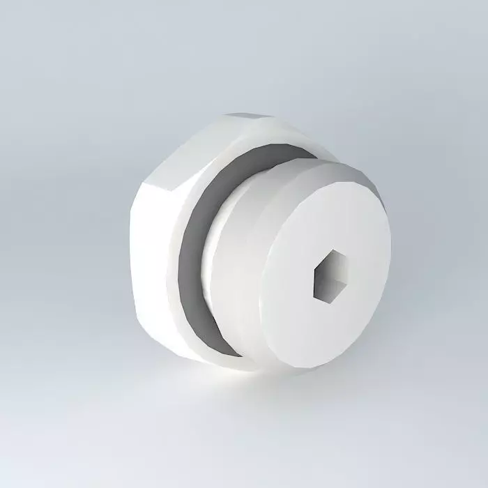 Quilting straight male cylindrical diameter 4 G1 4 Free 3D model