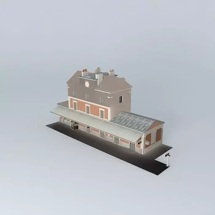 Tournus station Free 3D model