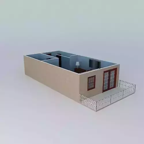 Luxury Hotel Room Free 3D model