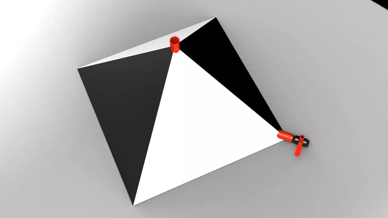Pyramid triangular shape Free 3D model_0