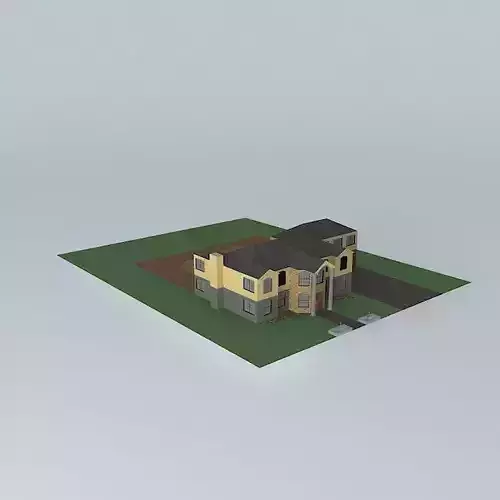 Stone and Roman Brick Mansion