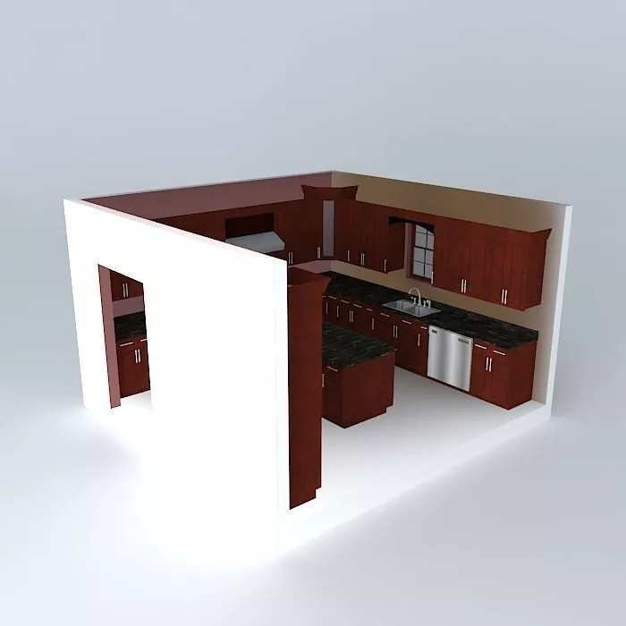 Designer Kitchen 2326 Free 3D model