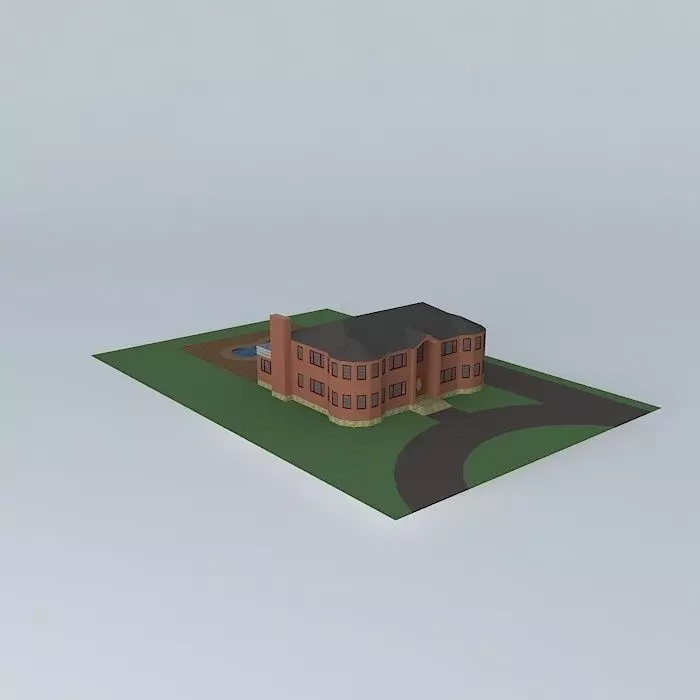Large Mansion Free 3D model
