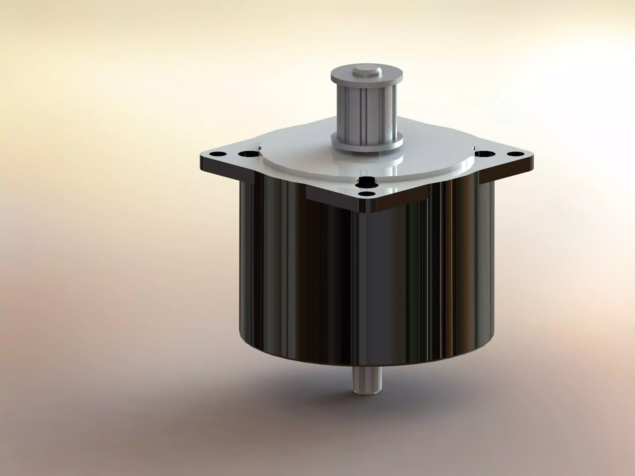 Stepper motor rs 440-464 3 v 2 a 1 8 deg Free 3D model_0