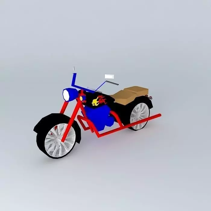 American Dream Motorcycle Free 3D model