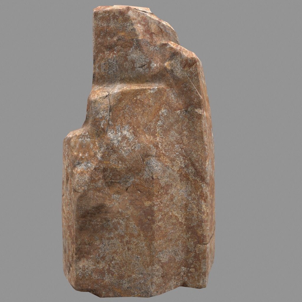 Rock Set Low-poly 3D model_23