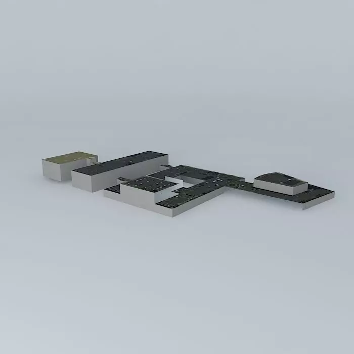 Herricks Middle School Free 3D model_0