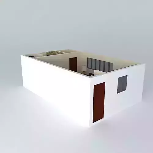 Studio Apartment Free 3D model
