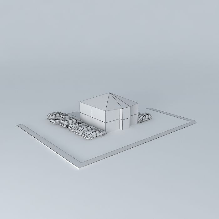 Office Building Free 3D model_4