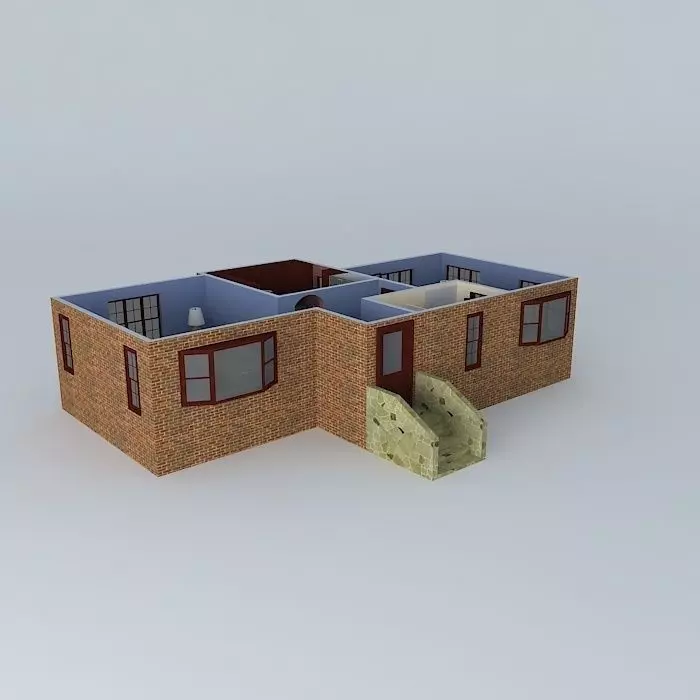 Fully Furnished Apartment Free 3D model
