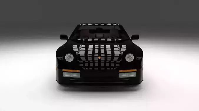 Porsche 944 turbo with interior