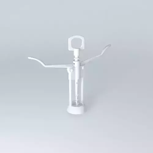 Corkscrew plastic figure
