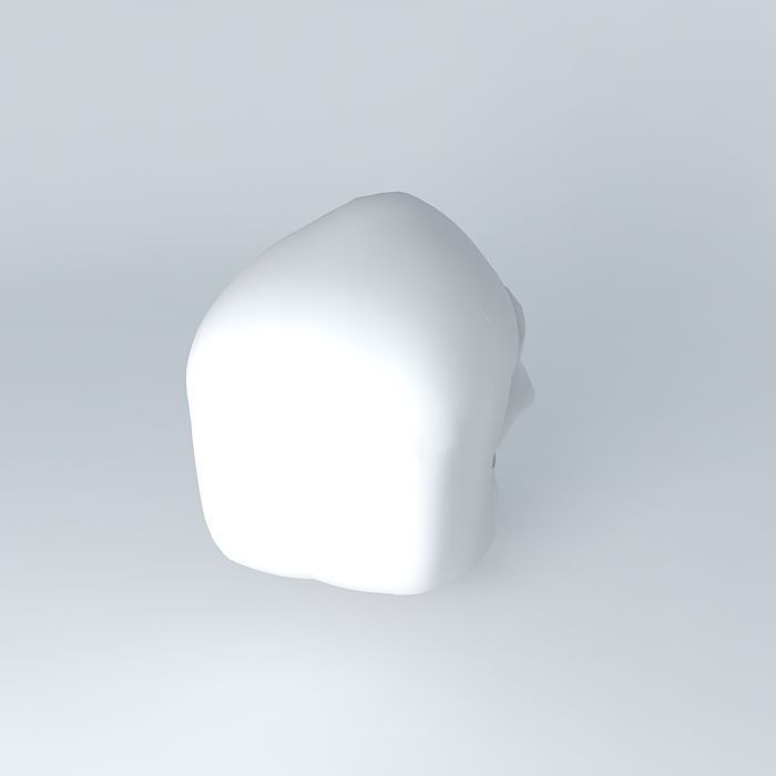 Skull 3D human 3D model_1