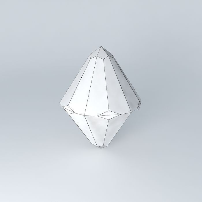 Dihexagonal Dipyramidal 3D model_4